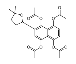 cycloalkannin leucoacetate结构式