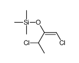 1,3-dichlorobut-1-en-2-yloxy(trimethyl)silane结构式