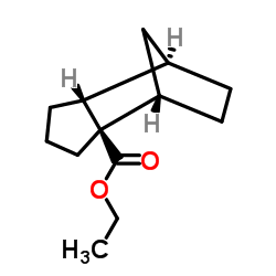 (3AAlpha,4Alpha,7Alpha,7AAlpha)-八氢-4,7-亚甲基-3AH-茚-3A-甲酸乙酯结构式