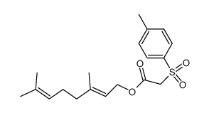 (E)-Geranyl p-toluenesufonylacetate结构式