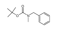 N-(tert-butyloxycarbonyl)-N-methylbenzylamine结构式