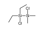 chloro-[chloro(diethyl)silyl]-dimethylsilane结构式