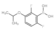 2,6-二氟-3-异丙氧基苯基硼酸结构式