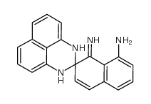 2,3-二氢-2-螺-7'-[8'-亚氨基-7',8'-二氢萘-1'-胺]呸啶结构式