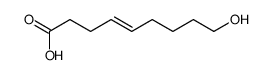 9-hydroxynon-4-enoic acid Structure