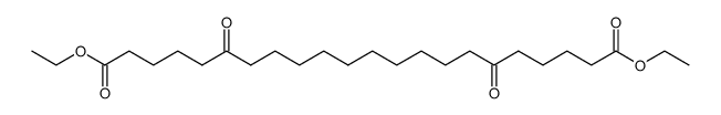 6,17-dioxo-docosanedioic acid diethyl ester Structure