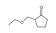 2-(ethoxymethyl)cyclopentan-1-one结构式