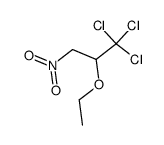 1,1,1-trichloro-2-ethoxy-3-nitro-propane Structure