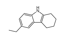 6-ethyl-1,2,3,4-tetrahydro-carbazole结构式