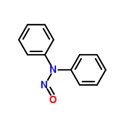 N-亚硝基二苯胺结构式