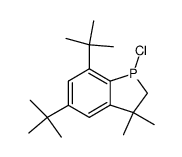 5,7-di-tert-butyl-1-chloro-3,3-dimethyl-2,3-dihydro-1H-phosphindole Structure