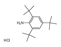 2,4,6-tri-tert-butylaniline hydrochloride Structure