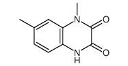 1,7-dimethyl-1,4-dihydro-quinoxaline-2,3-dione结构式