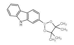 9H-咔唑-2-硼酸频那醇酯结构式