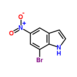 7-Bromo-5-nitro-1H-indole structure