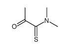 Propanethioamide, N,N-dimethyl-2-oxo- (9CI) Structure