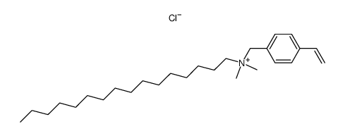 (4-styrylmethyl)hexadecyldimethylammonium chloride结构式