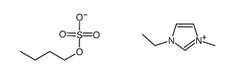 1-ethyl-3-methylimidazolium n-butyl sulfate Structure