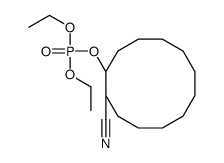 (1-cyanocyclododecyl) diethyl phosphate Structure