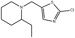 1-[(2-chloro-1,3-thiazol-5-yl)methyl]-2-ethylpiperidine structure