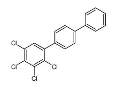 1,2,3,4-tetrachloro-5-(4-phenylphenyl)benzene结构式