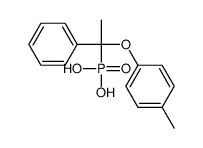 [1-(4-methylphenoxy)-1-phenylethyl]phosphonic acid结构式
