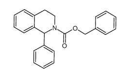 N-benzyloxycarbonyl-1-phenyl-1,2,3,4-tetrahydroisoquinoline Structure