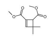 dimethyl 4,4-dimethylcyclobut-2-ene-1,2-dicarboxylate结构式