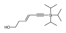 6-tri(propan-2-yl)silylhex-3-en-5-yn-1-ol结构式