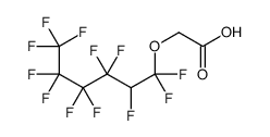 2-(1,1,2,3,3,4,4,5,5,6,6,6-dodecafluorohexoxy)acetic acid结构式