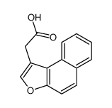 萘并[2,1-b]呋喃-1-基乙酸结构式