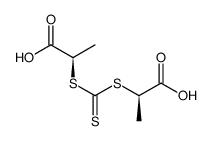 Carbonic acid, trithio-, diester with 2-mercaptopropionic acid, (±) Structure