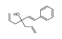 4-(2-phenylethenyl)hepta-1,6-dien-4-ol Structure