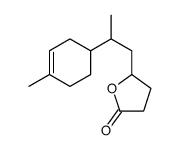 dihydro-5-[2-(4-methyl-3-cyclohexen-1-yl)propyl]furan-2(3H)-one结构式