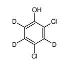 2,4-二氯苯酚-D3结构式