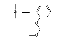 2-[2-(methoxymethoxy)phenyl]ethynyl-trimethylsilane结构式
