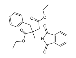 diethyl 2-[(1,3-dioxo-1,3-dihydro-2H-isoindol-2-yl)methyl]-2-(phenylmethyl)butanedioate Structure