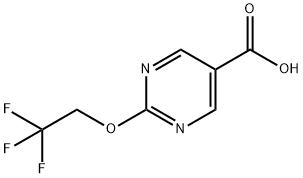 2-(2,2,2-三氟乙氧基)嘧啶-5-羧酸结构式