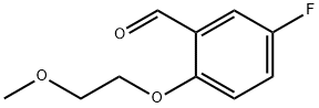 5-Fluoro-2-(2-methoxyethoxy)benzaldehyde Structure