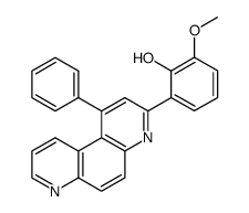 2-Methoxy-6-(1-phenyl-[4,7]phenanthrolin-3-yl)-phenol Structure