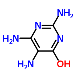 6-羟基-2,4,5-三氨基嘧啶结构式