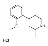 3-(2-methoxyphenyl)-N-propan-2-ylpropan-1-amine,hydrochloride Structure