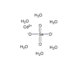 Cadmium selenate hydrate Structure