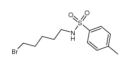 N-tosyl-5-bromopentylamine结构式