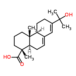 15-Hydroxyabieta-7,13-dien-18-oic acid结构式