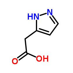 1H-吡唑-3-乙酸结构式