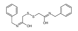 N-benzyl-2-[[2-(benzylamino)-2-oxoethyl]disulfanyl]acetamide结构式