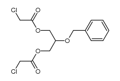 1,3-di-O-chloroacetyl-2-O-benzylglycerol结构式