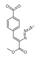 methyl 2-azido-3-(4-nitrophenyl)prop-2-enoate Structure