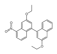 3-ethoxy-1-(3-ethoxynaphthalen-1-yl)-5-nitronaphthalene结构式
